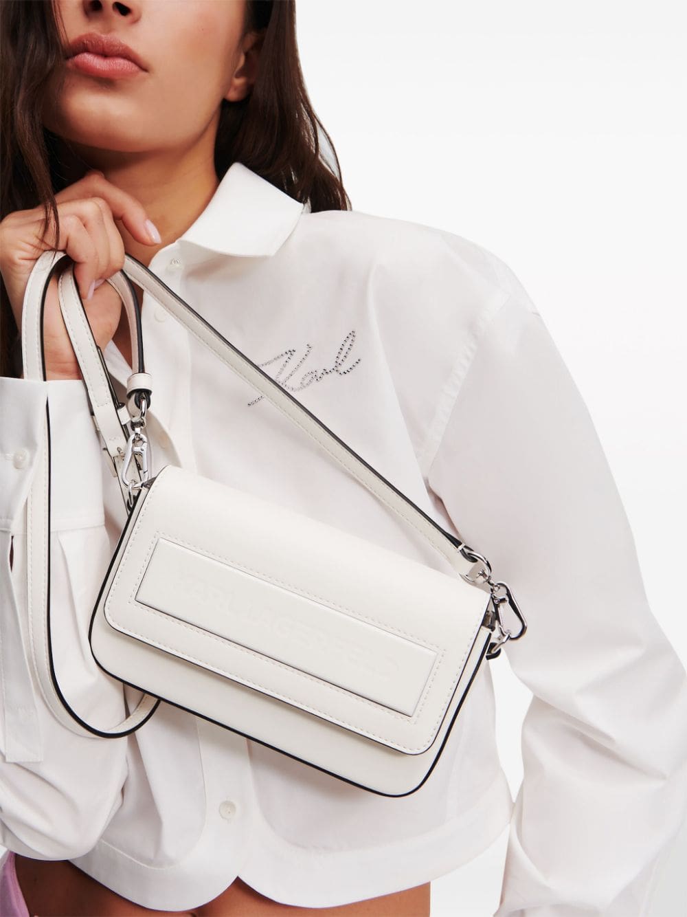 Karl Lagerfeld small Ikon K shoulder bag - Image 5