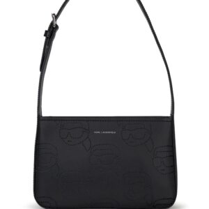Karl Lagerfeld Ikonik perforated leather shoulder bag