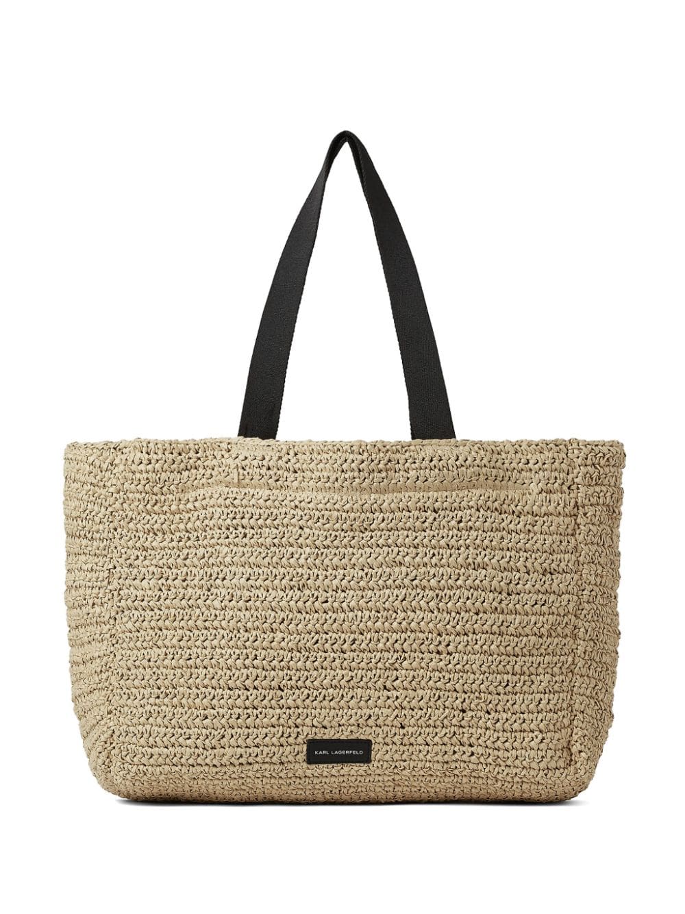 Karl Lagerfeld Signature raffia beach bag - Image 2