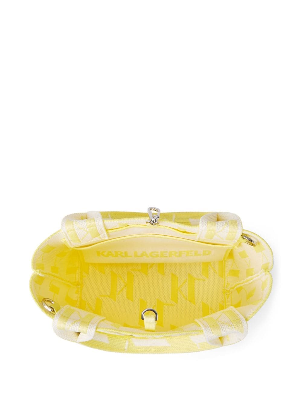 Karl Lagerfeld small K/Monogram knitted tote bag - Image 5