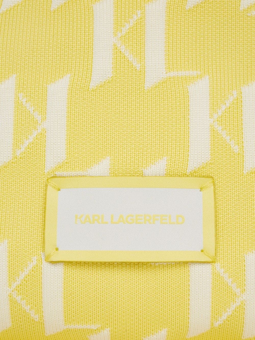 Karl Lagerfeld small K/Monogram knitted tote bag - Image 4