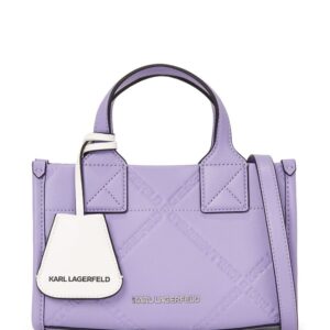 Karl Lagerfeld small K/Skuare logo-embossed tote bag