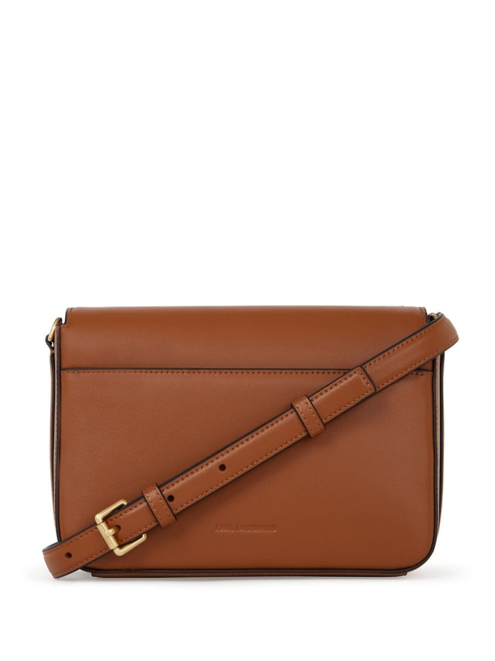 Karl Lagerfeld medium Signature Fan leather crossbody bag - Image 3