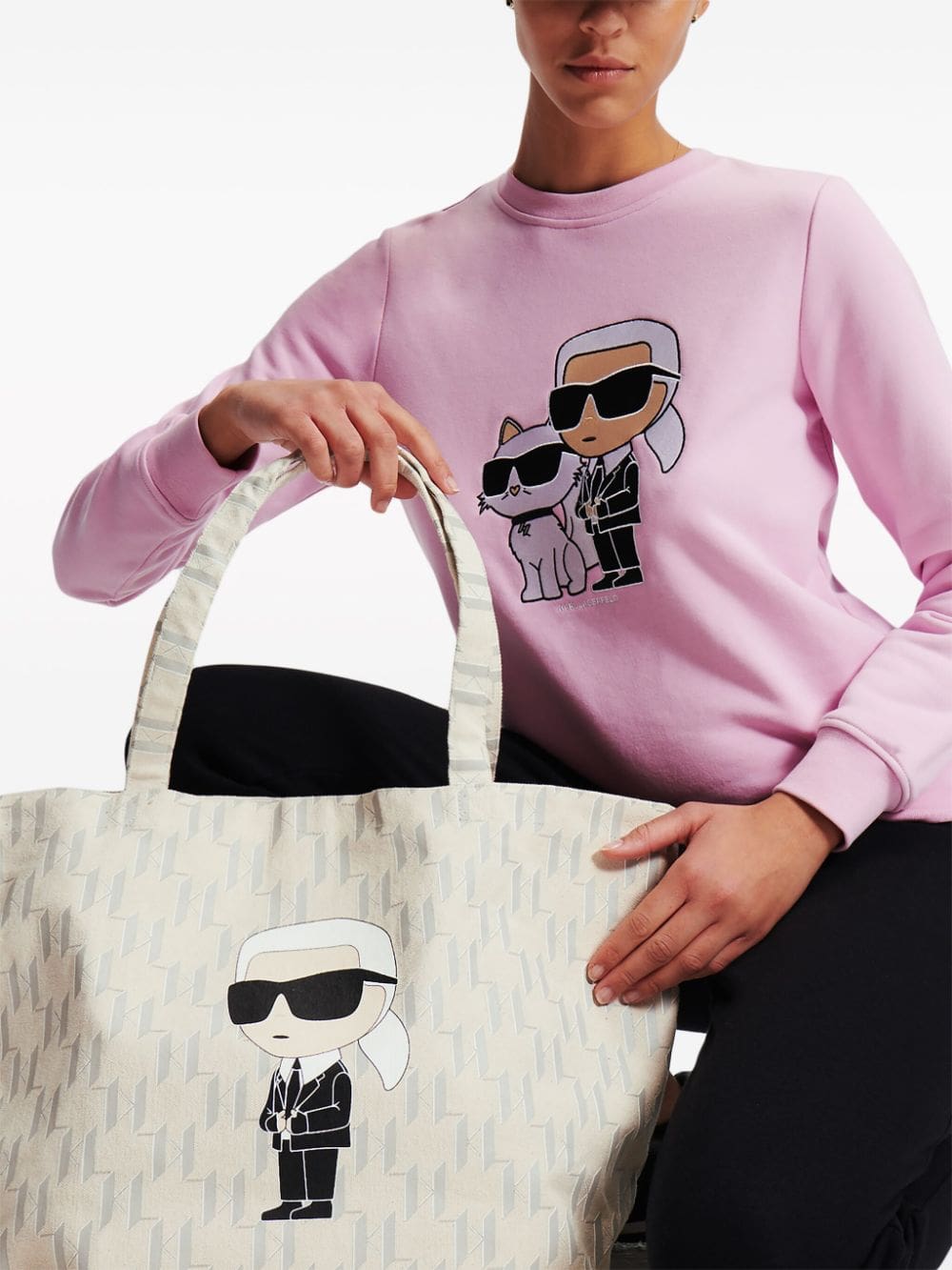 Karl Lagerfeld Ikonik monogram-print tote bag - Image 5