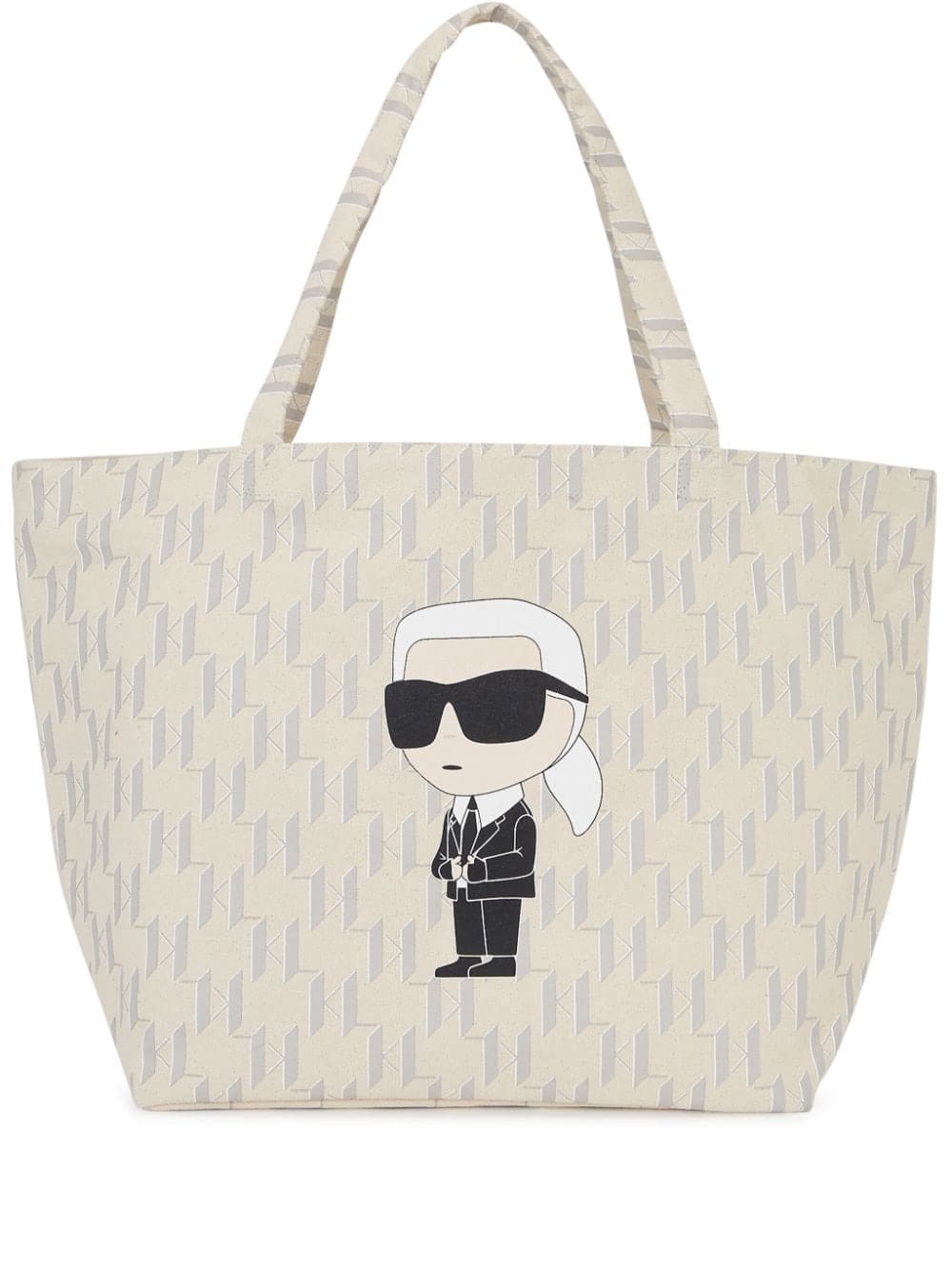Karl Lagerfeld Ikonik monogram-print tote bag