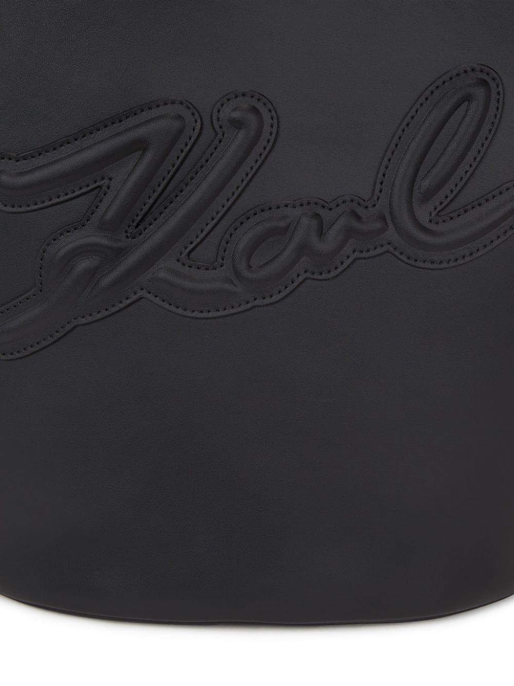 Karl Lagerfeld medium Signature Tulip leather tote bag - Image 4