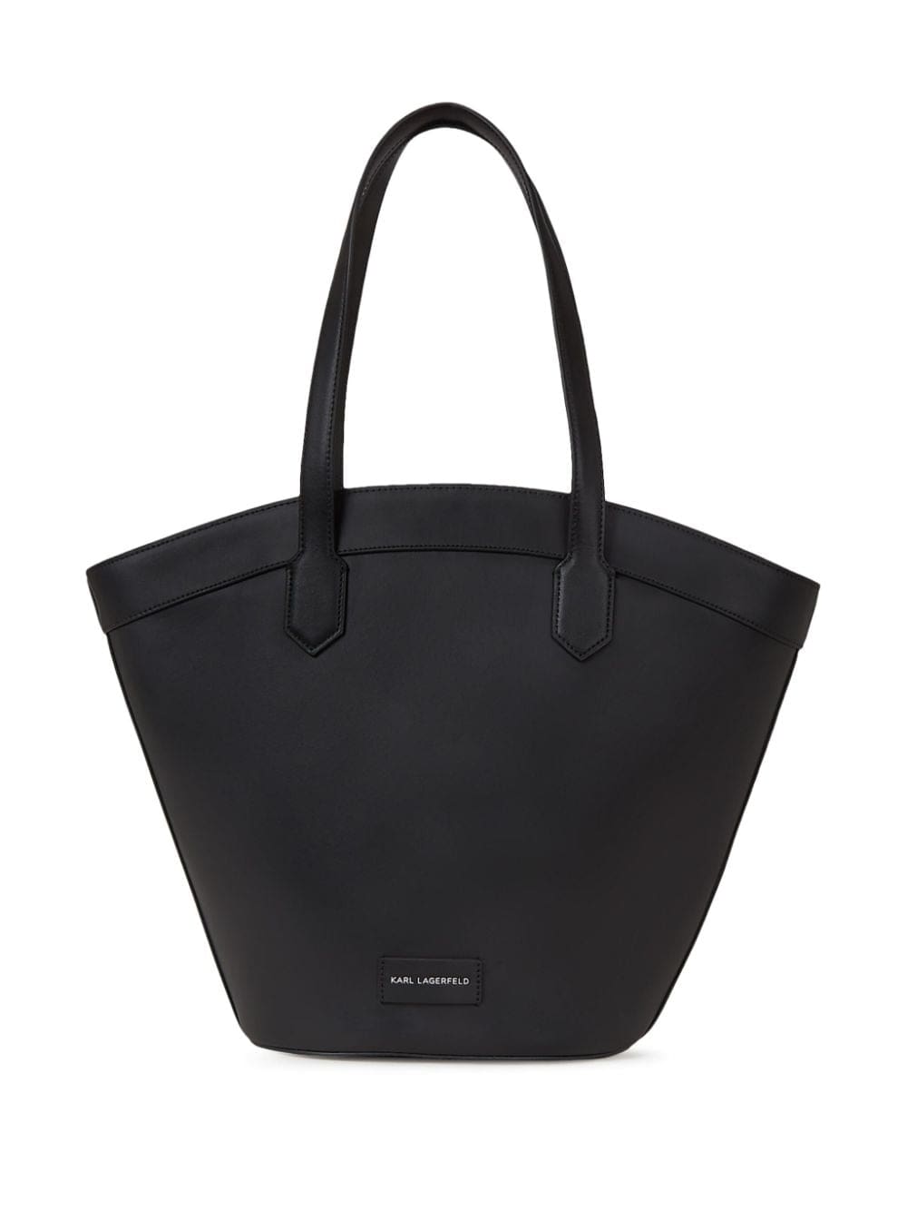 Karl Lagerfeld medium Signature Tulip leather tote bag - Image 3