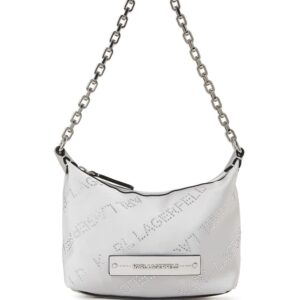 Karl Lagerfeld mini Essential crystal-embellished shoulder bag