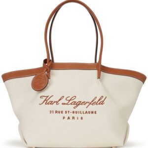 Karl Lagerfeld medium Hotel Karl canvas tote bag