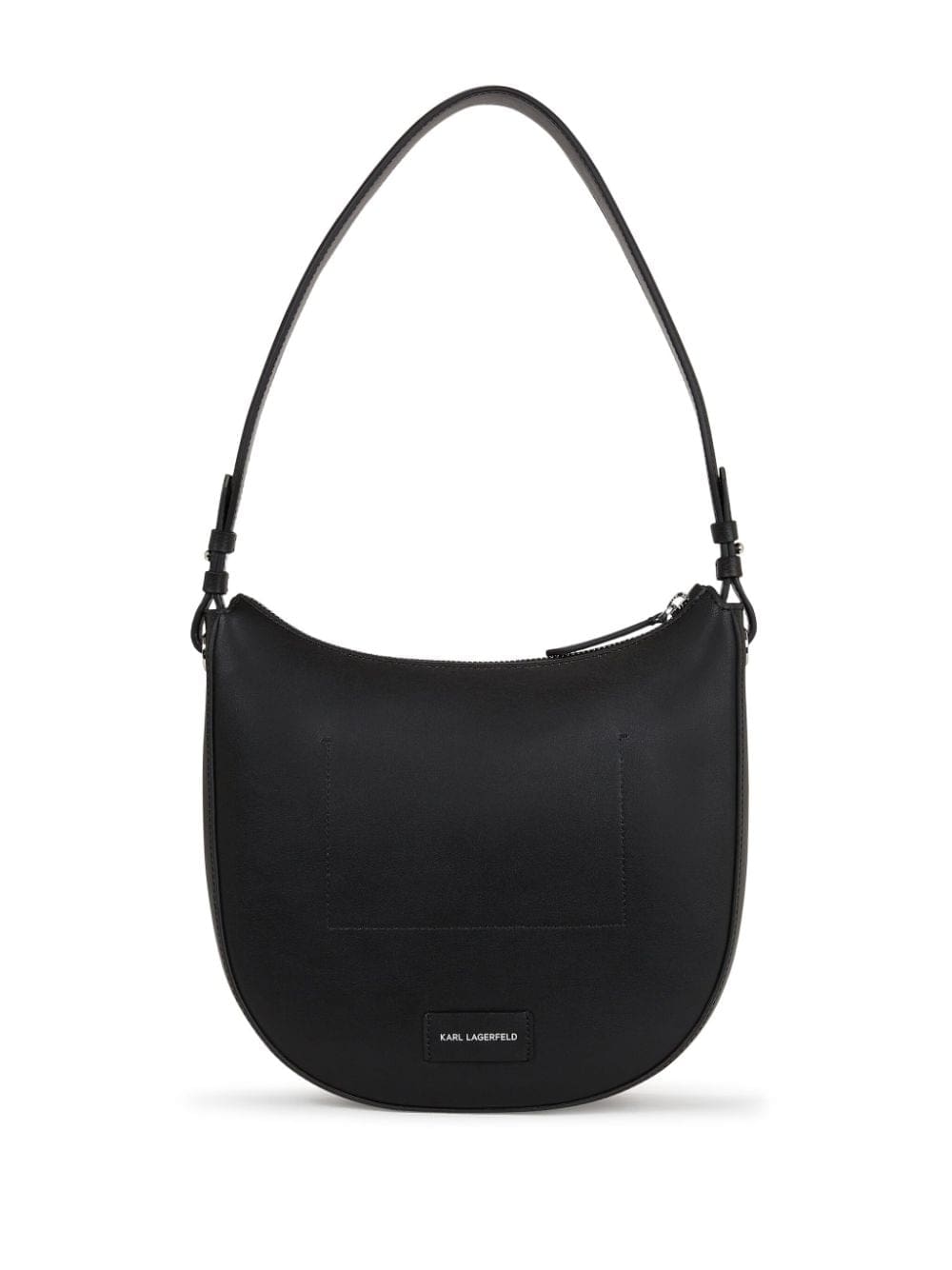 Karl Lagerfeld K/Circle Moon perforated-logo shoulder bag - Image 3