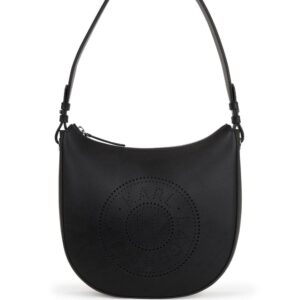 Karl Lagerfeld K/Circle Moon perforated-logo shoulder bag