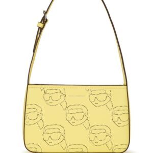 Karl Lagerfeld Ikonik perforated leather shoulder bag