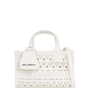 Karl Lagerfeld small K/Skuare perforated tote bag