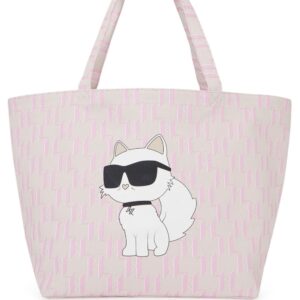 Karl Lagerfeld Ikonik Monogram Choupette tote bag