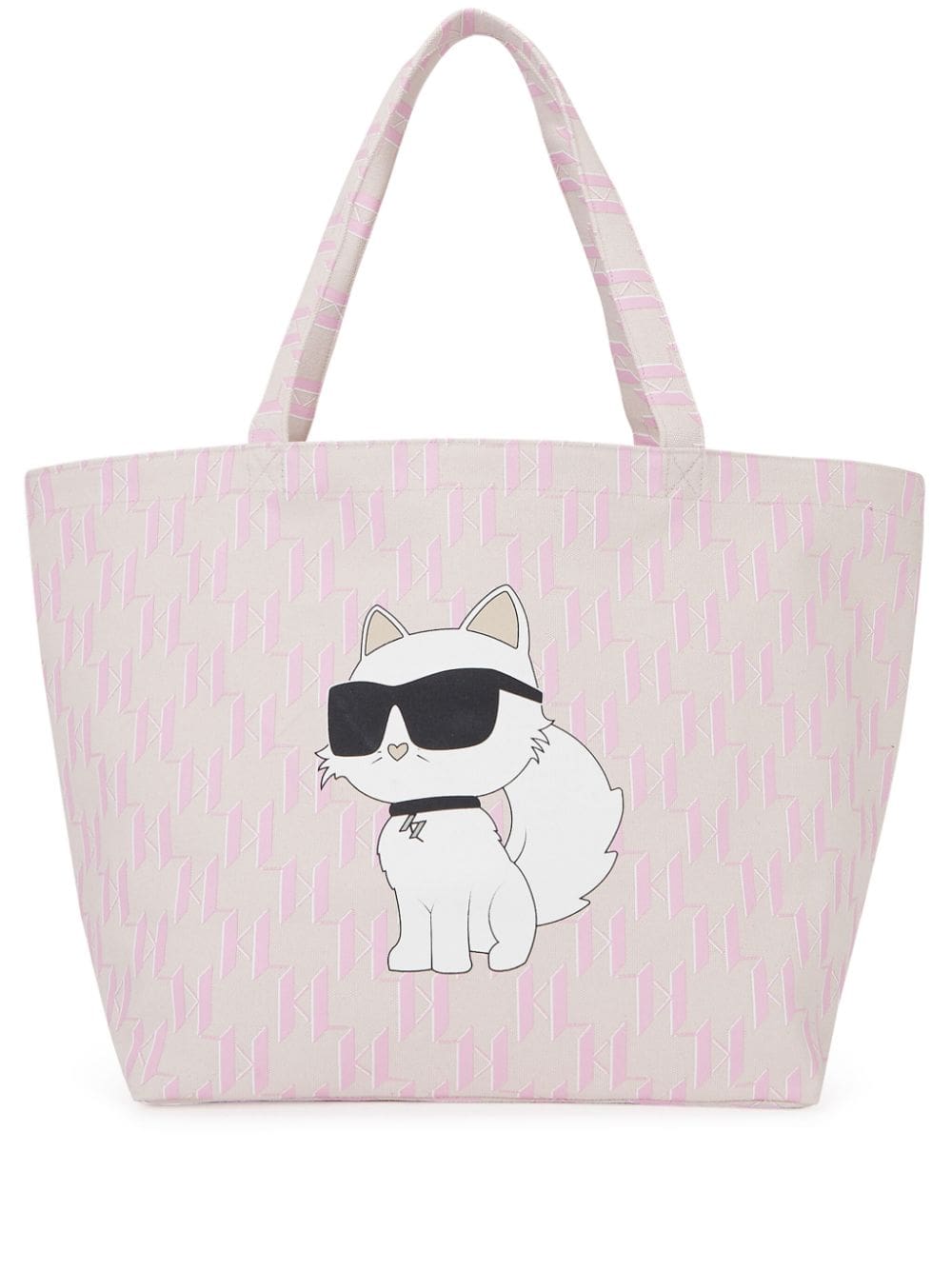 Karl Lagerfeld Ikonik Monogram Choupette tote bag
