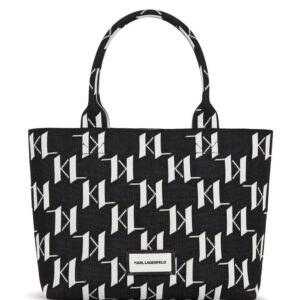 Karl Lagerfeld medium K/Monogram knitted tote bag