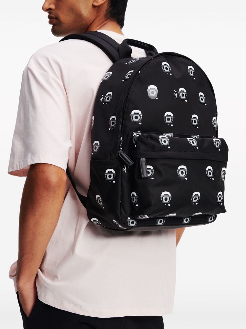 Karl Lagerfeld x Darcel Disappoints logo-print backpack - Image 2
