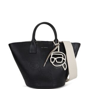 Karl Lagerfeld Ikonik perforated tote bag
