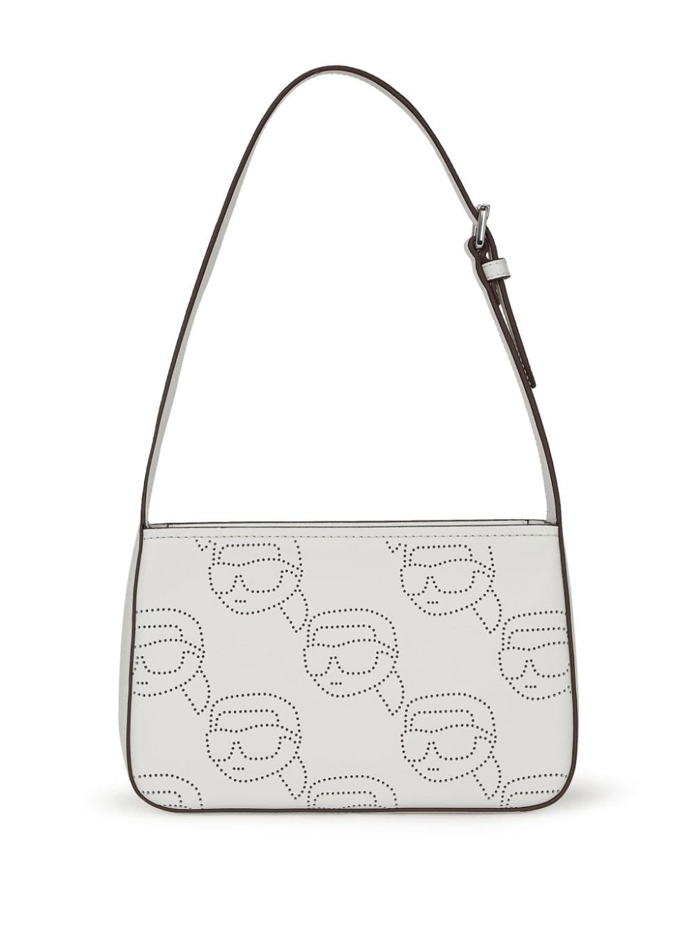 Karl Lagerfeld Ikonik perforated leather shoulder bag - Image 3