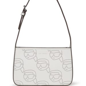 Karl Lagerfeld Ikonik perforated leather shoulder bag