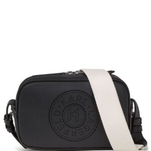 Karl Lagerfeld K/Circle perforated-logo crossbody bag