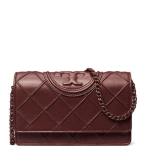 Tory Burch Fleming checked mini bag