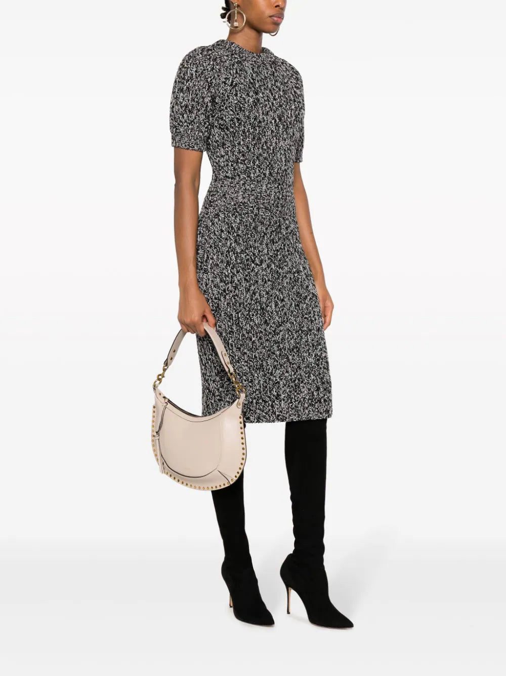 ISABEL MARANT Oskan stud-embellished shoulder bag - Image 2