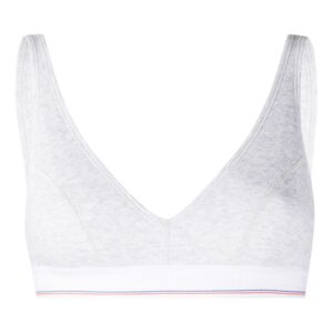 Alexander Wang  logo-jacquard ribbed bralette