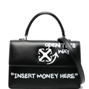 Off-White Jitney 1.4 leather tote bag