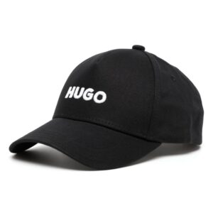 HUGO logo-embroidered cotton cap