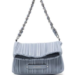 Karl Lagerfeld medium K/kushion logo-lettering pleated tote bag