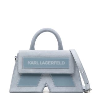 Karl Lagerfeld Icon K suede crossbody bag