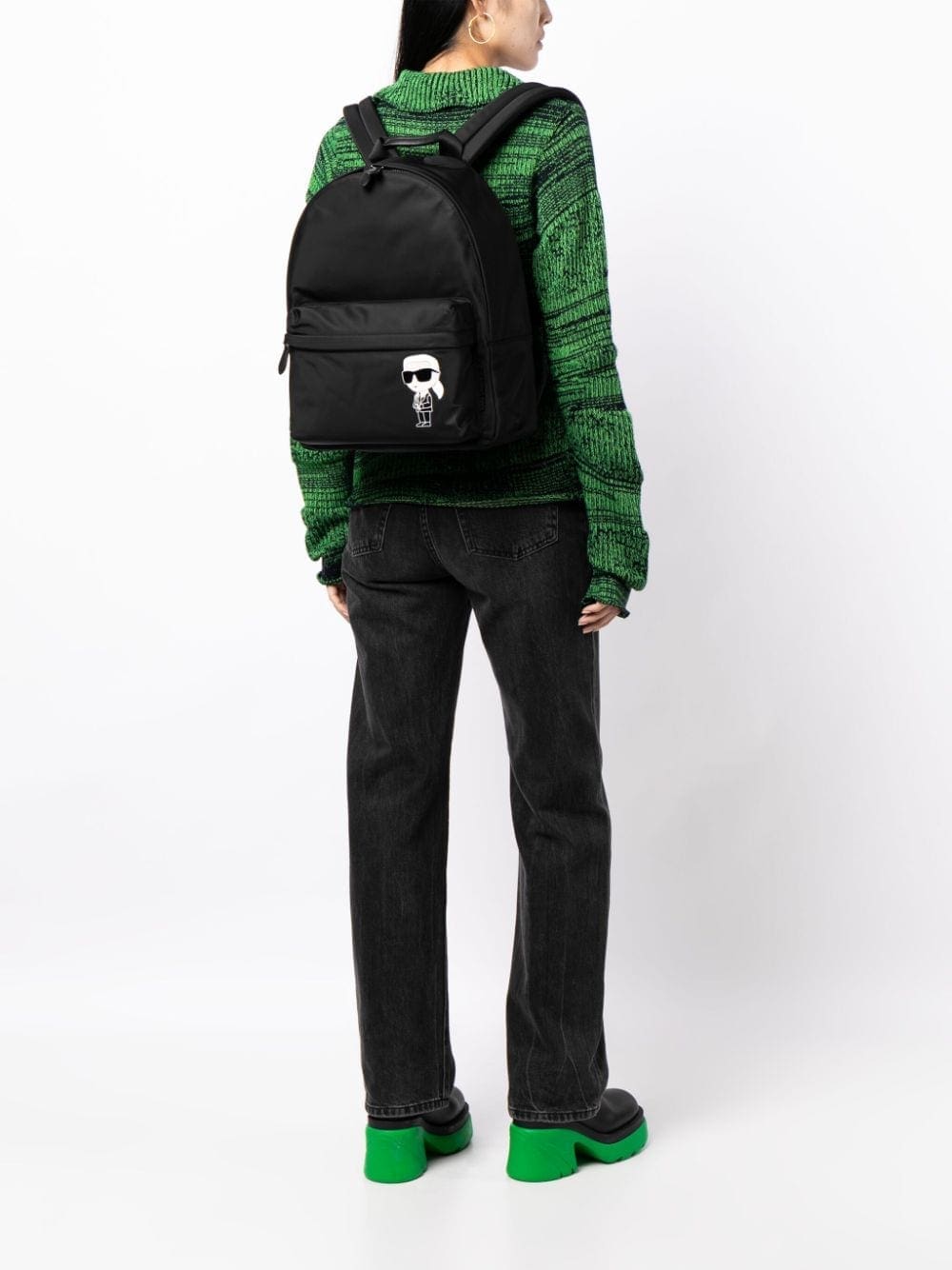 Karl Lagerfeld K/Ikonik 2.0 zip-up backpack - Image 2