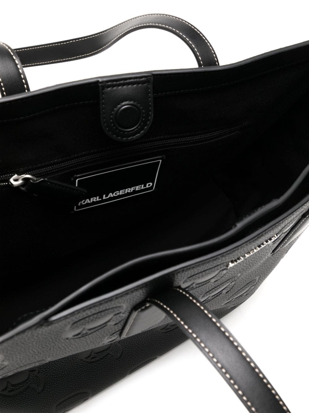 Karl Lagerfeld K/Ikonik leather tote bag - Image 5