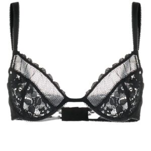 Stella McCartney  floral-lace bustier-neckline bra