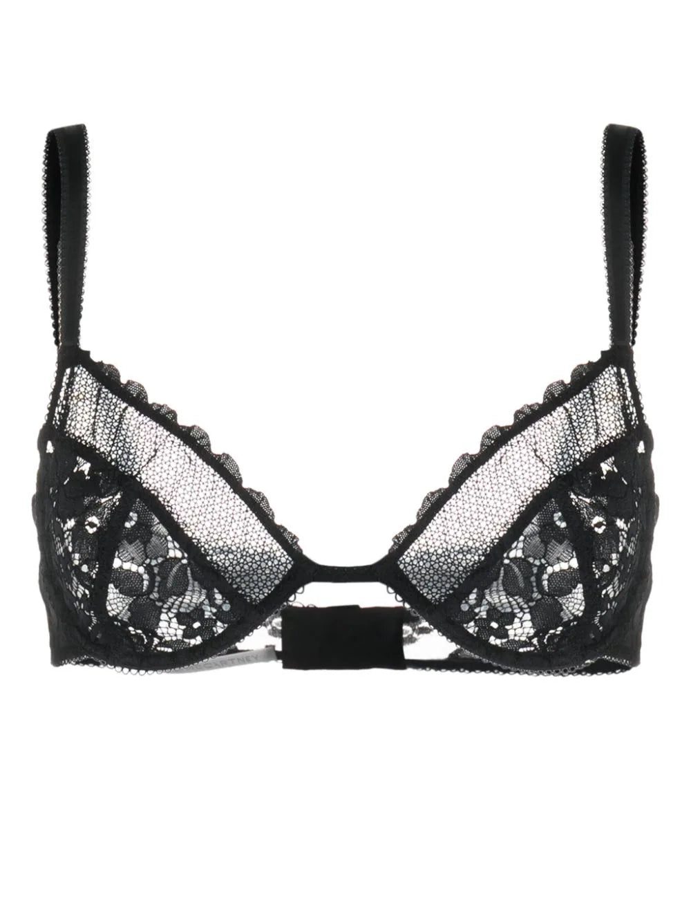 Stella McCartney floral-lace bustier-neckline bra