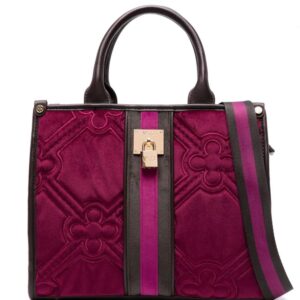 V°73  Iris matelassé tote bag
