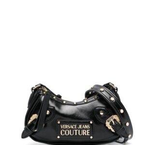 Versace Jeans Couture studded faux-leather shoulder bag