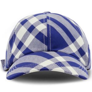 Burberry check-plaid cotton baseball cap