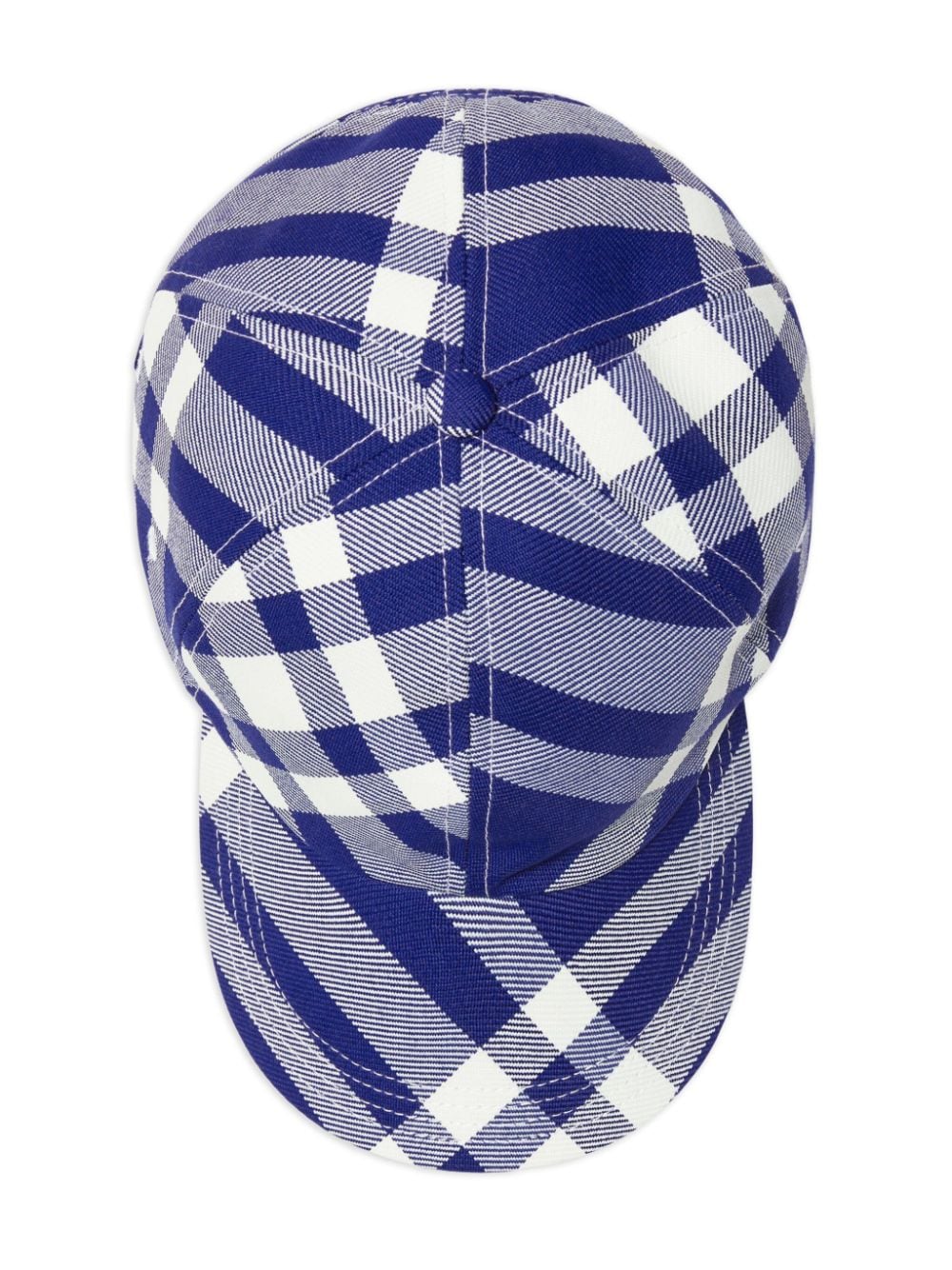 Burberry check-plaid cotton baseball cap - Image 3