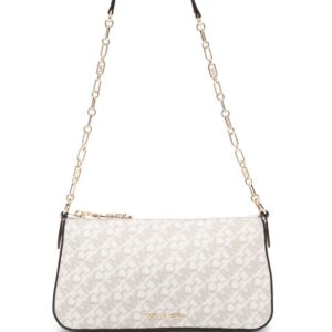 Michael Michael Kors monogram-jacquard leather shoulder bag