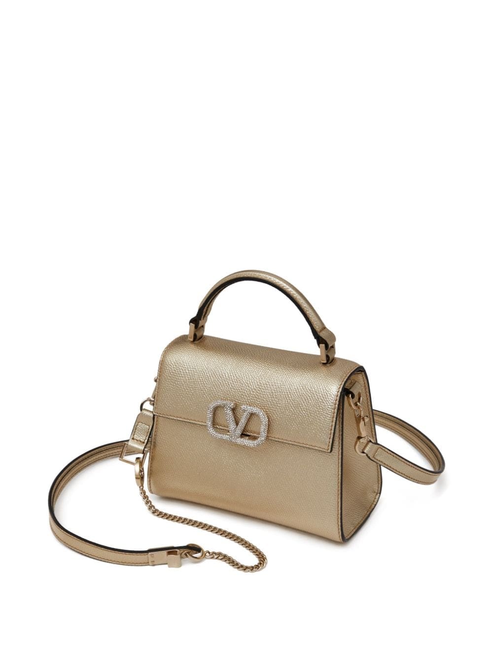 Valentino Garavani mini VSling metallic handbag - Image 5