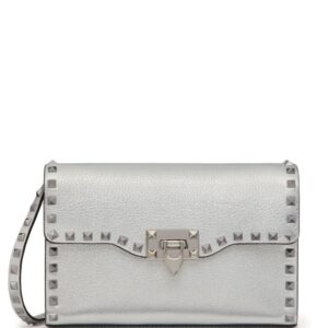 Valentino Garavani small Rockstud metallic crossbody bag