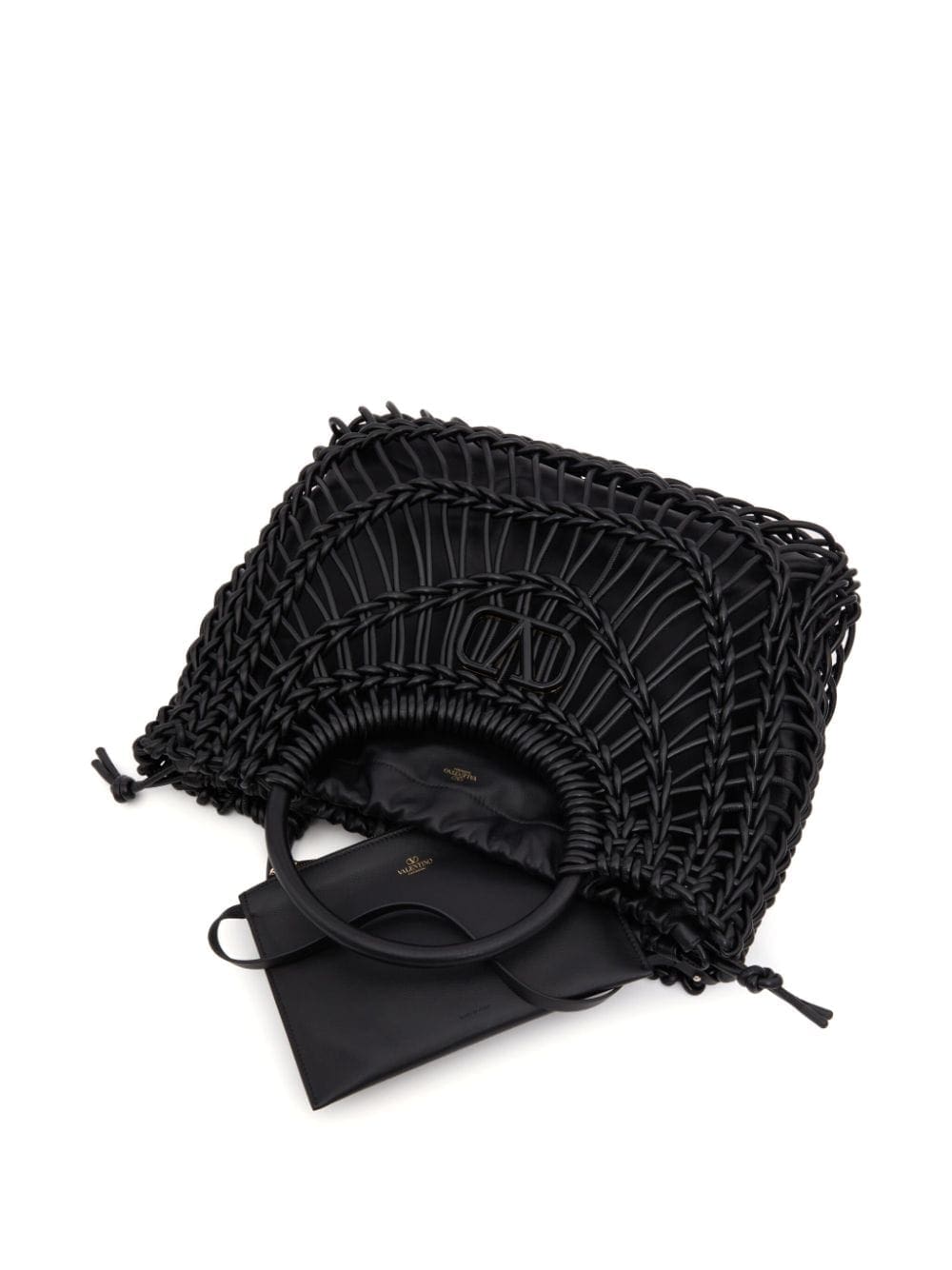 Valentino Garavani AllKnots woven tote bag - Image 5