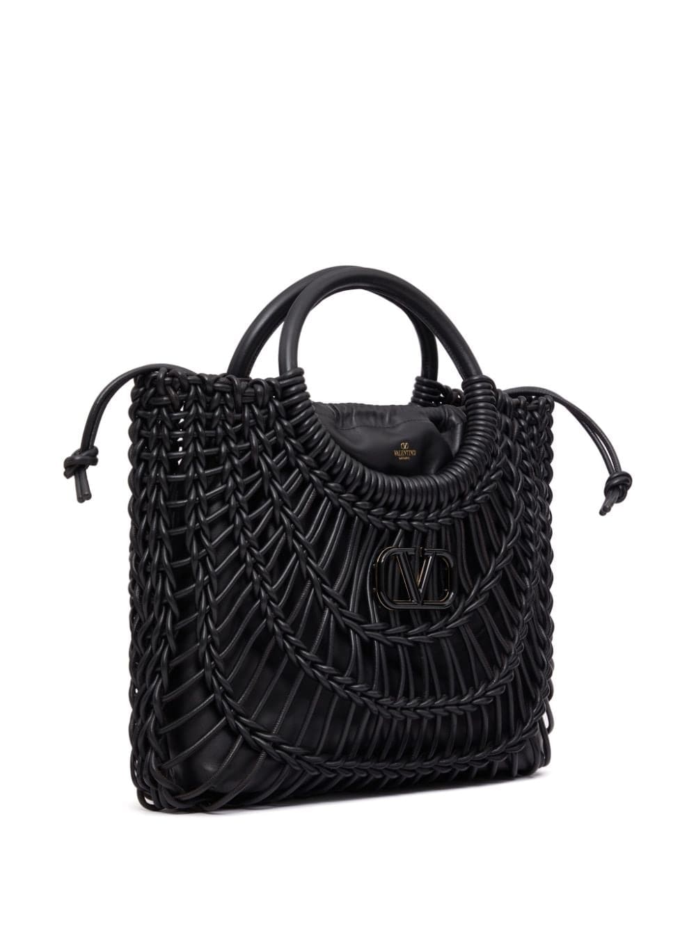 Valentino Garavani AllKnots woven tote bag - Image 3