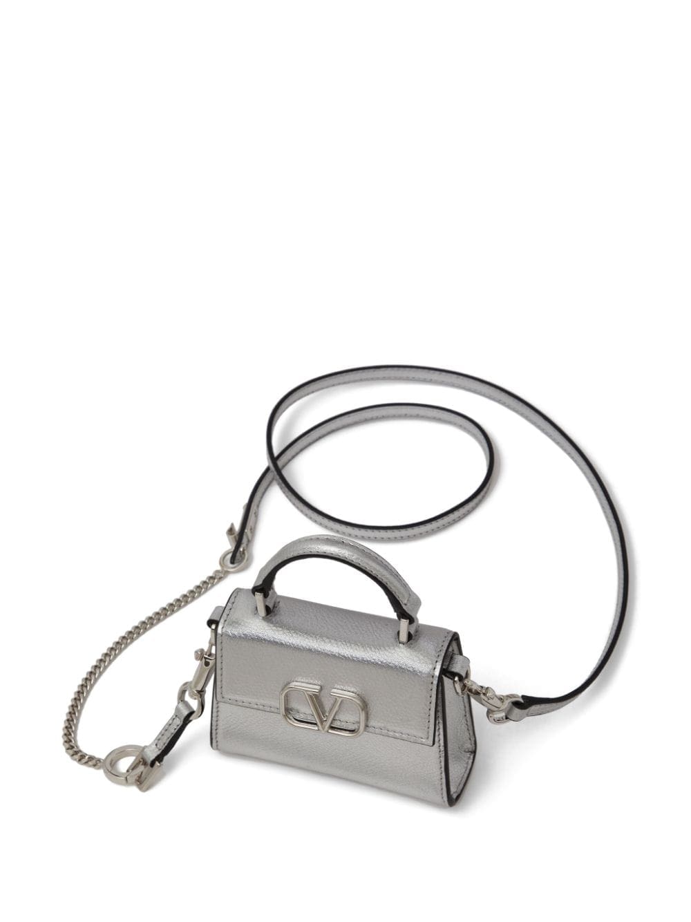 Valentino Garavani micro VSling metallic handbag - Image 5
