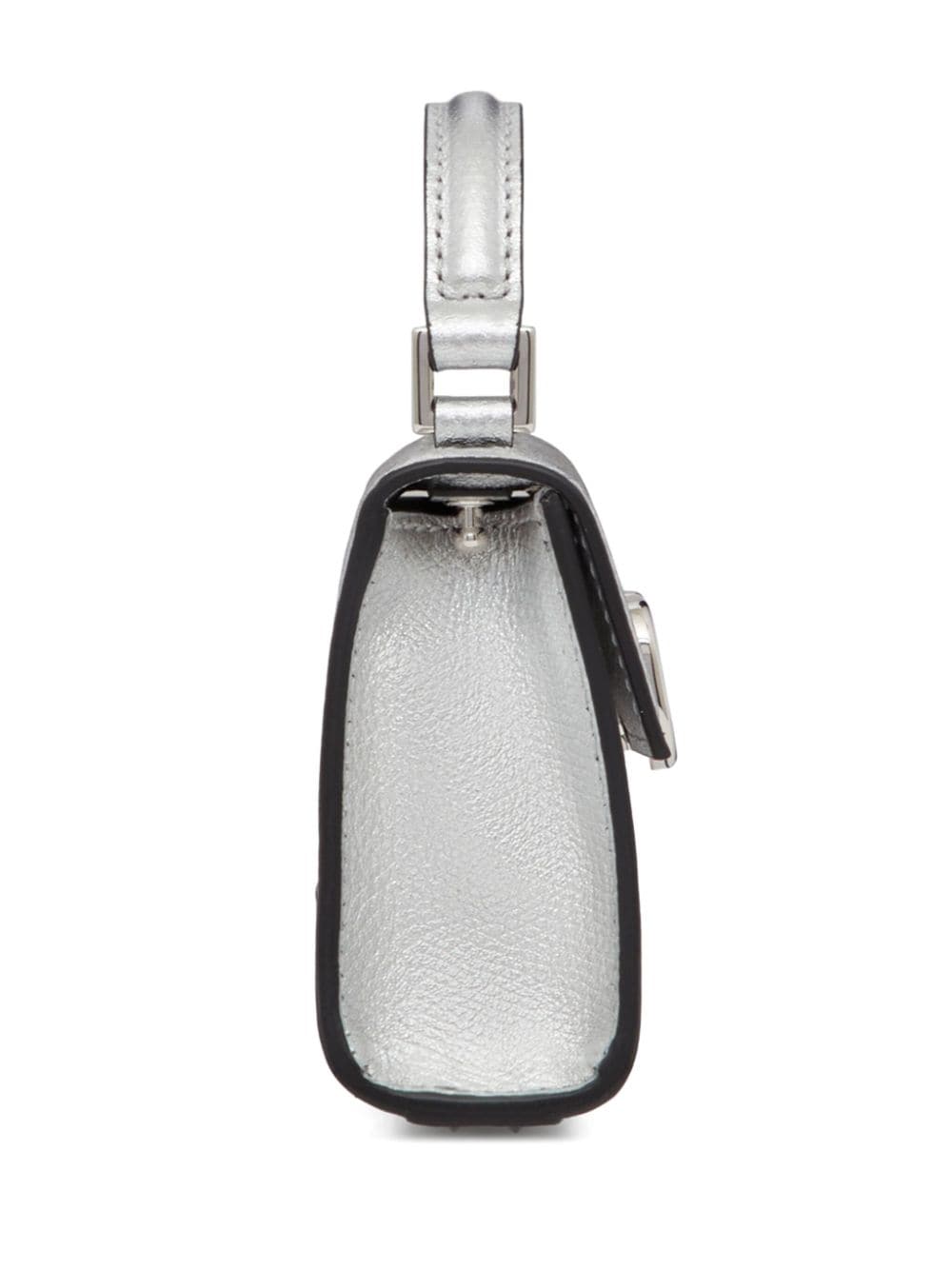 Valentino Garavani micro VSling metallic handbag - Image 4