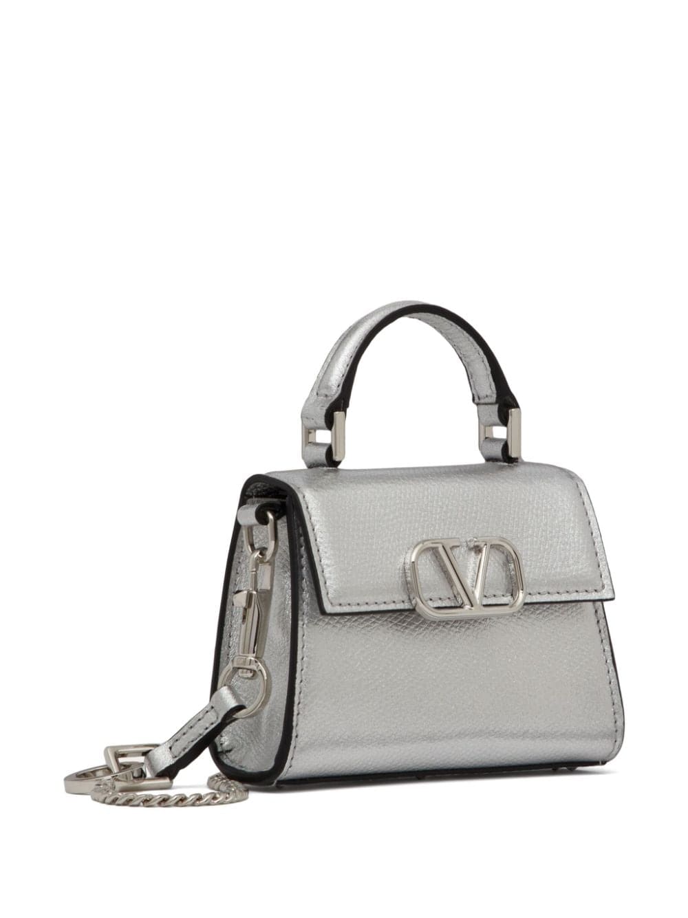 Valentino Garavani micro VSling metallic handbag - Image 3