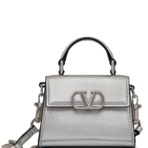 Valentino Garavani micro VSling metallic handbag