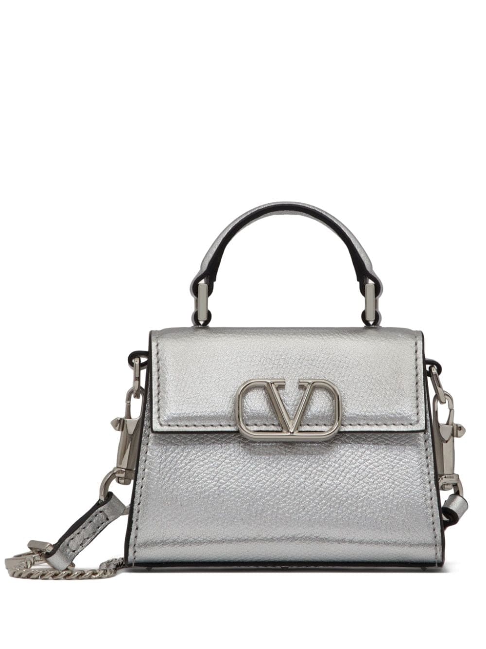 Valentino Garavani micro VSling metallic handbag